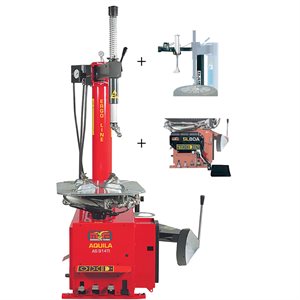 AS914TI-2SP SWING ARM TIRE CHANGER WITH SX1 HELPER ARM & LIFT