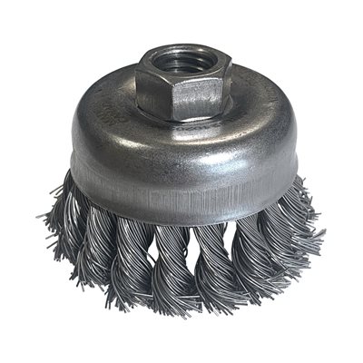 2-3/4 KNOT.020 WIRE CUP BRUSH