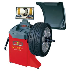 MT3600UP DIGITAL WHEEL BALANCER WITH 3 PLANE DATA ENTRY AND LIGHT TRUCK CONE KIT
