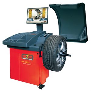 MT3650UP DIGITAL WHEEL BALANCER WITH 3 PLANE DATA ENTRY AND LIGHT TRUCK CONE KIT