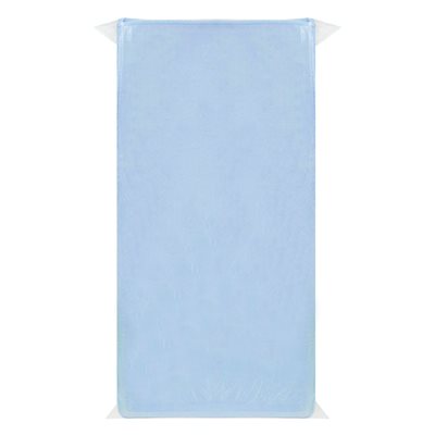 MICROFIBER GLASS TOWEL BLUE