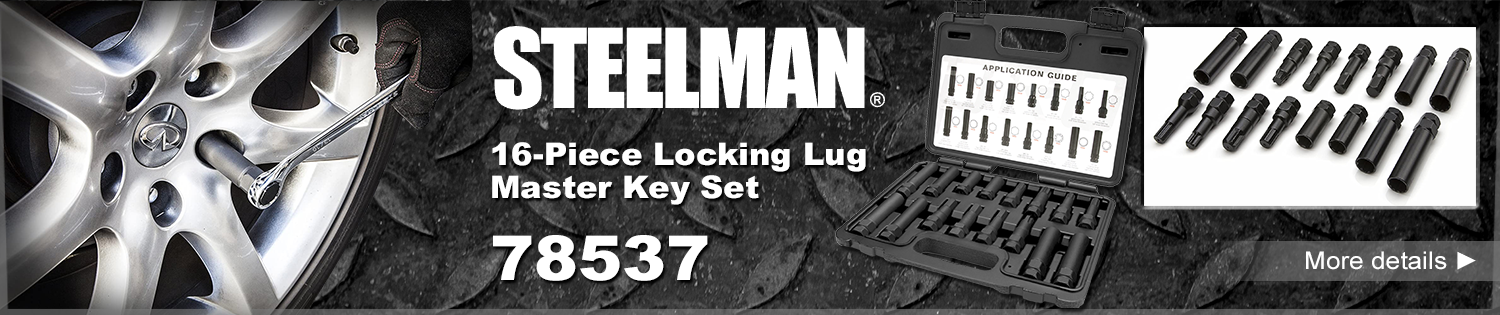 Steelman Pro 16-Piece Locking Lug Master Key Set
